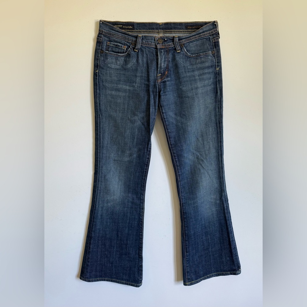 Citizens Of Humanity Ingrid Stretch Low Waisted Flares Sz 28